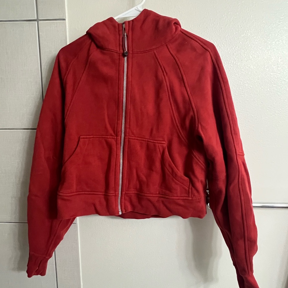 Lululemon Scuba Full-zip in Cayenne